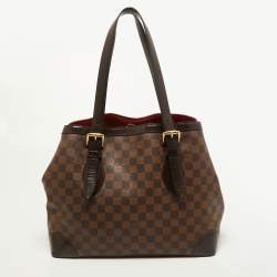 Pre Owned Louis Vuitton Damier Ebene Canvas Hampstead GM Bag