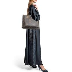 Pre Owned Louis Vuitton Reverse Monogram Canvas Giant Onthego MM Bag