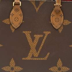 Pre Owned Louis Vuitton Reverse Monogram Canvas Giant Onthego MM Bag