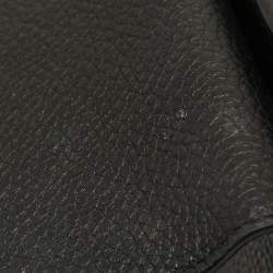 Pre Owned Louis Vuitton Black Taurillon Leather Capucines MM Bag