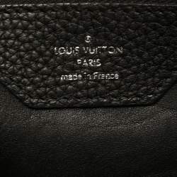 Pre Owned Louis Vuitton Black Taurillon Leather Capucines MM Bag
