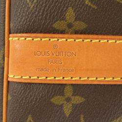 Pre Owned Louis Vuitton Monogram Keepall Bandouliere 45 Boston Bag