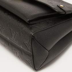Pre Owned Louis Vuitton Noir Monogram Empreinte Leather Vavin PM Bag