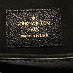 Pre Owned Louis Vuitton Noir Monogram Empreinte Leather Vavin PM Bag