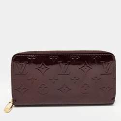 Louis Vuitton Amarante Monogram Vernis Zippy Wallet