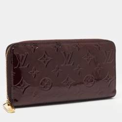 Louis Vuitton Amarante Monogram Vernis Zippy Wallet