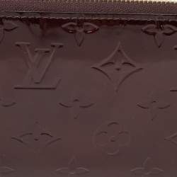 Louis Vuitton Amarante Monogram Vernis Zippy Wallet