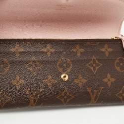 Louis Vuitton Rose Ballerine Monogram Canvas Emilie Wallet