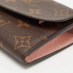 Louis Vuitton Rose Ballerine Monogram Canvas Emilie Wallet