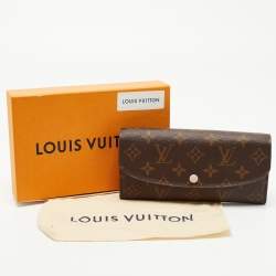 Louis Vuitton Rose Ballerine Monogram Canvas Emilie Wallet