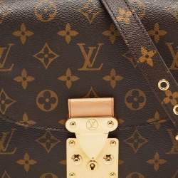 Pre Owned Louis Vuitton Aurore Monogram Canvas and Leather Eden PM Bag
