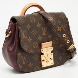 Pre Owned Louis Vuitton Aurore Monogram Canvas and Leather Eden PM Bag