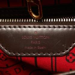 Louis Vuitton Damier Ebene Canvas Neverfull MM Bag