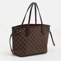 Louis Vuitton Damier Ebene Canvas Neverfull PM Bag