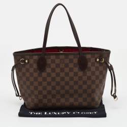 Louis Vuitton Damier Ebene Canvas Neverfull PM Bag