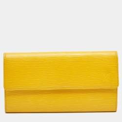 Louis Vuitton Citron Epi Leather Sarah Wallet