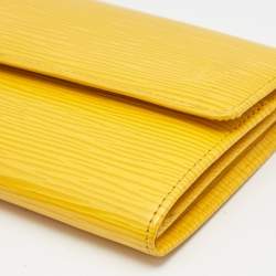 Louis Vuitton Citron Epi Leather Sarah Wallet