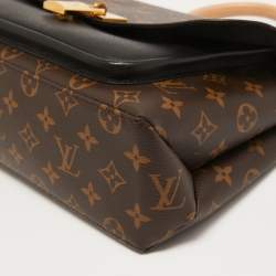 Pre Owned Louis Vuitton Black Monogram Canvas and Leather Marignan Bag