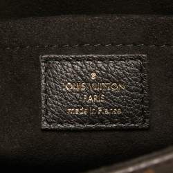 Pre Owned Louis Vuitton Black Monogram Canvas and Leather Marignan Bag