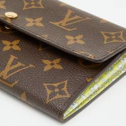 Louis Vuitton Monogram Canvas Fleuri Sarah Wallet 