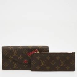 Louis Vuitton Red Monogram Canvas Josephine Wallet 