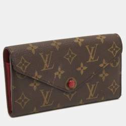 Louis Vuitton Red Monogram Canvas Josephine Wallet 