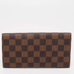 Louis Vuitton Damier Ebene Canvas Emilie Wallet