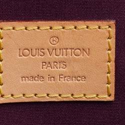 Pre Owned حقيبة لوي فيتون بيليفو فيرنيه مونوغرامي عنابي PM