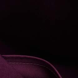 Pre Owned حقيبة لوي فيتون بيليفو فيرنيه مونوغرامي عنابي PM