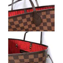 Louis Vuitton Brown Damier Ebene Canvas Neverfull MM Tote Bag