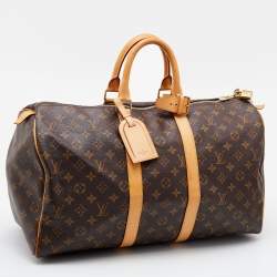 Louis Vuitton Monogram Canvas Keepall 45 Bag