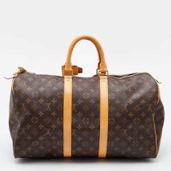 Louis Vuitton Monogram Canvas Keepall 45 Bag