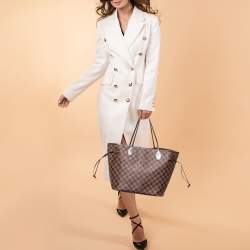 Louis Vuitton Damier Ebene Canvas Neverfull MM Bag