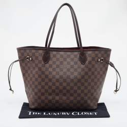 Louis Vuitton Damier Ebene Canvas Neverfull MM Bag