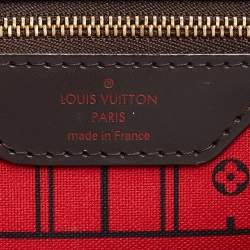 Louis Vuitton Damier Ebene Canvas Neverfull MM Bag