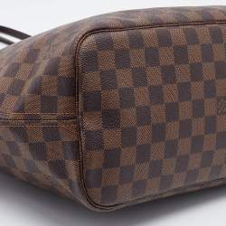 Louis Vuitton Damier Ebene Canvas Neverfull MM Bag