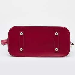 Pre Owned Louis Vuitton Fuchsia Epi Leather Alma PM Bag