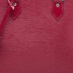 Pre Owned Louis Vuitton Fuchsia Epi Leather Alma PM Bag