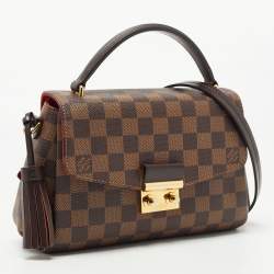 Pre Owned Louis Vuitton Damier Ebene Canvas Croisette Bag