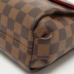 Pre Owned Louis Vuitton Damier Ebene Canvas Croisette Bag