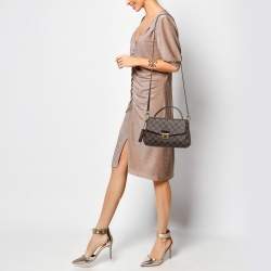 Croisette cloth handbag Louis Vuitton White in Cloth - 24984267