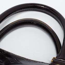 Pre Owned Louis Vuitton Amarante Monogram Vernis Alma GM Bag
