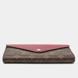 Louis Vuitton Fuchsia Epi Leather and Monogram Canvas Marie-Lou Long Wallet