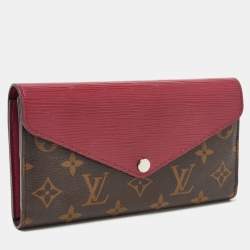 Louis Vuitton Fuchsia Epi Leather and Monogram Canvas Marie-Lou Long Wallet