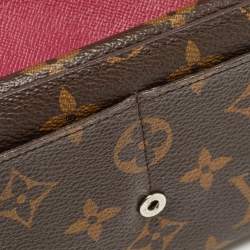 Louis Vuitton Fuchsia Epi Leather and Monogram Canvas Marie-Lou Long Wallet