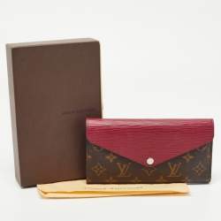 Louis Vuitton Fuchsia Epi Leather and Monogram Canvas Marie-Lou Long Wallet