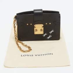 Louis Vuitton Black Epi Leather Trunk Multicartes Wallet