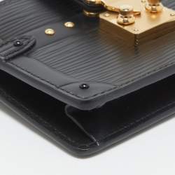 Louis Vuitton Black Epi Leather Trunk Multicartes Wallet