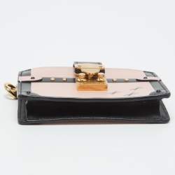 Louis Vuitton Rose Ballerine/Black Epi Leather Trunk Multicartes Wallet