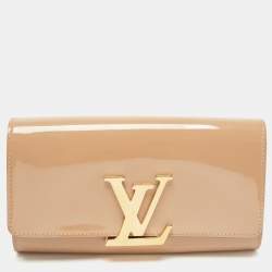 Louis Vuitton Beige Patent Leather Louise Clutch Louis Vuitton | The Luxury  Closet